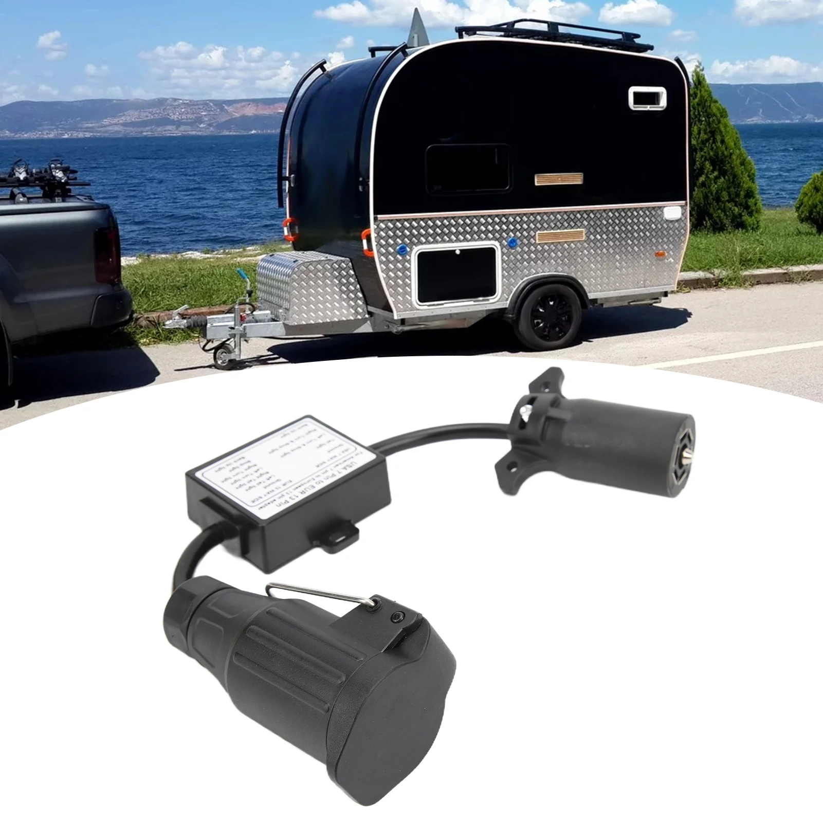 7-контактный Пластиковый Соединитель Прицепа Автомобильный Разъем