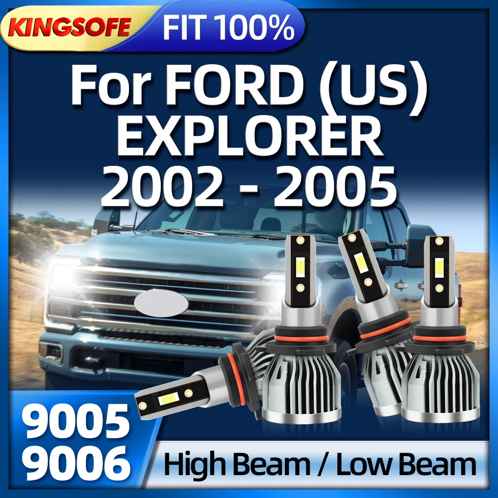 

Лампа для автомобильной фары, 9005 лм, 9006 дюйма, для FORD (US) EXPLORER 2002 2003 2004