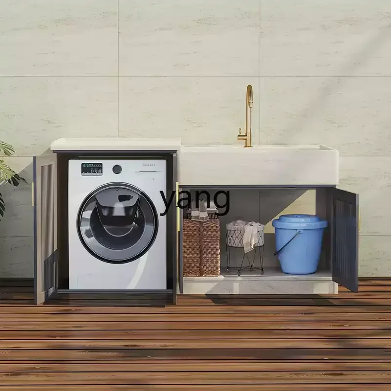 ZL наружная интегрированная балконная раковина для стирки с натирающей доской