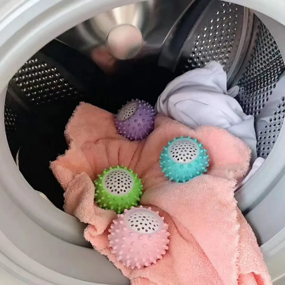 

Laundry Balls 4Pcs Hair Lint Removal Anti-Winding Washing Machine Cleaning Tool