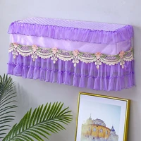 lace air conditioner dust proof dust cover home use decoration shielding avoid direct contact with cold wind easy to clean