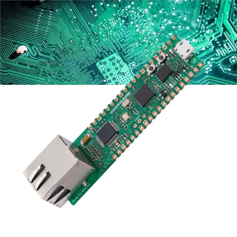 Отладочная плата ABUO-W5500-EVB-Pico2 Ethernet для разработки, аппаратная плата для оценки микроконтроллеров TCPIP (art.: 3920dc01449dc) - 3920dc01449dc
