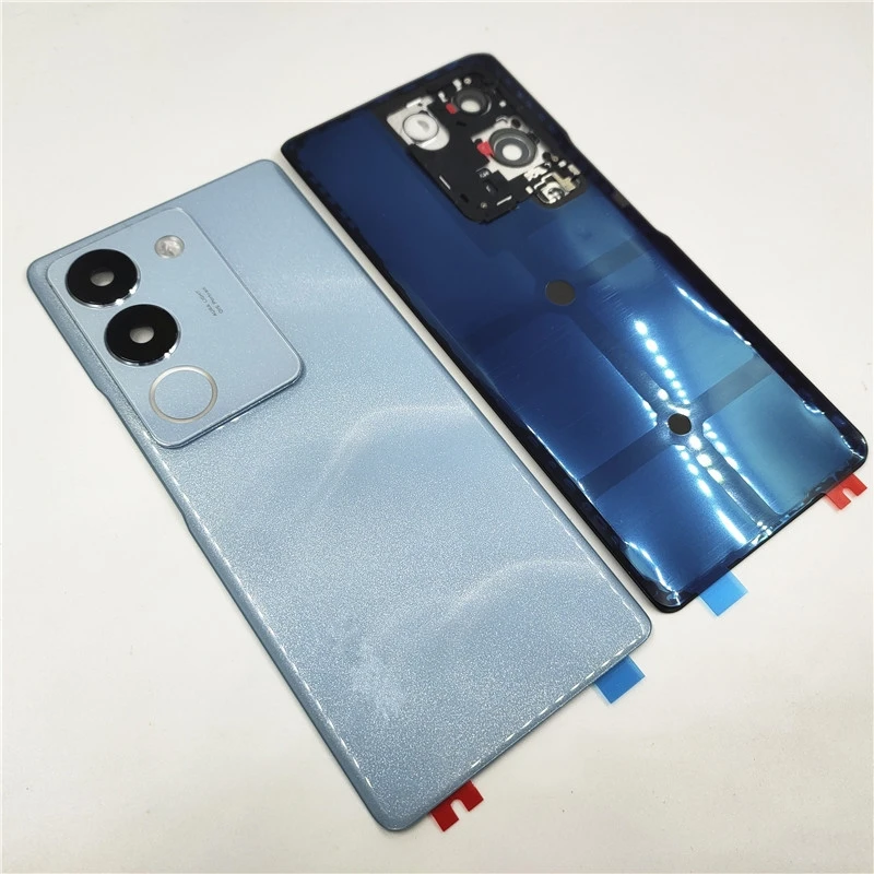Фото Задняя крышка аккумулятора для телефона vivo V29, сменный чехол V29 Pro с объективом камеры №2