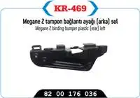 

469 rear bumper holder left MEGANE II