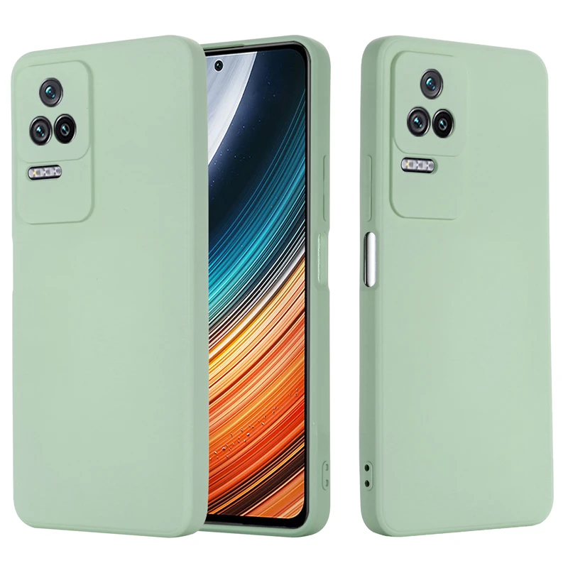

For Xiaomi Redmi K50 Pro TPU Case Liquid Silicone Case For Redmi K50 K40s Soft Gel Rubber Protective Back Cover