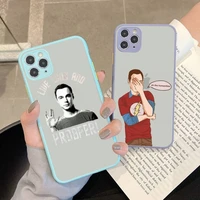 yinuoda the big bang theory phone case for iphone x xr xs 7 8 plus 11 12 13 pro max 13mini translucent matte shockproof case