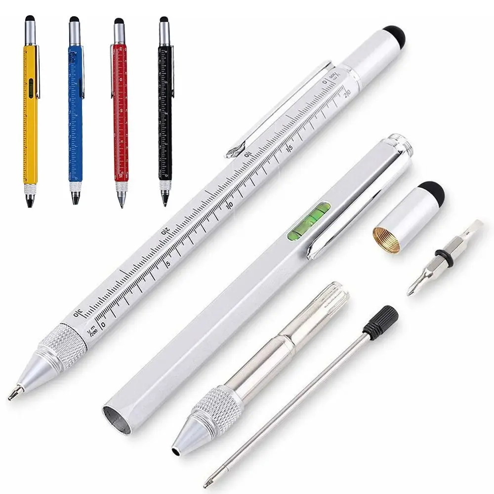 

Construction Tools Screen Touch Spirit Level Ruler Gadgets Multi-functional Pen Capacitive Pen Woodworking Pen Ballpoint Pen