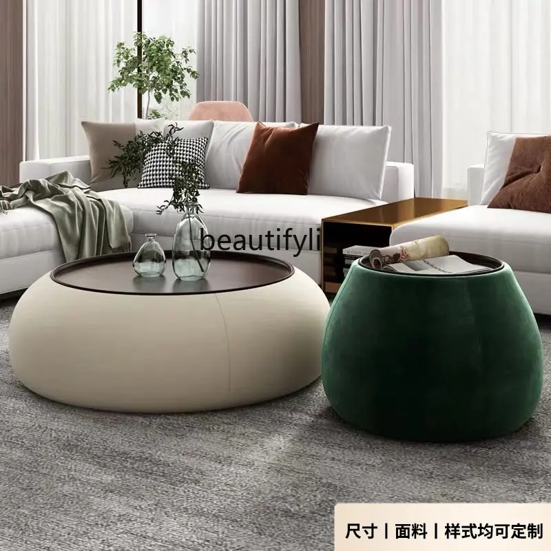 Светильник роскошный вентилятор Weiqi в том же стиле Круглый чайный столик из