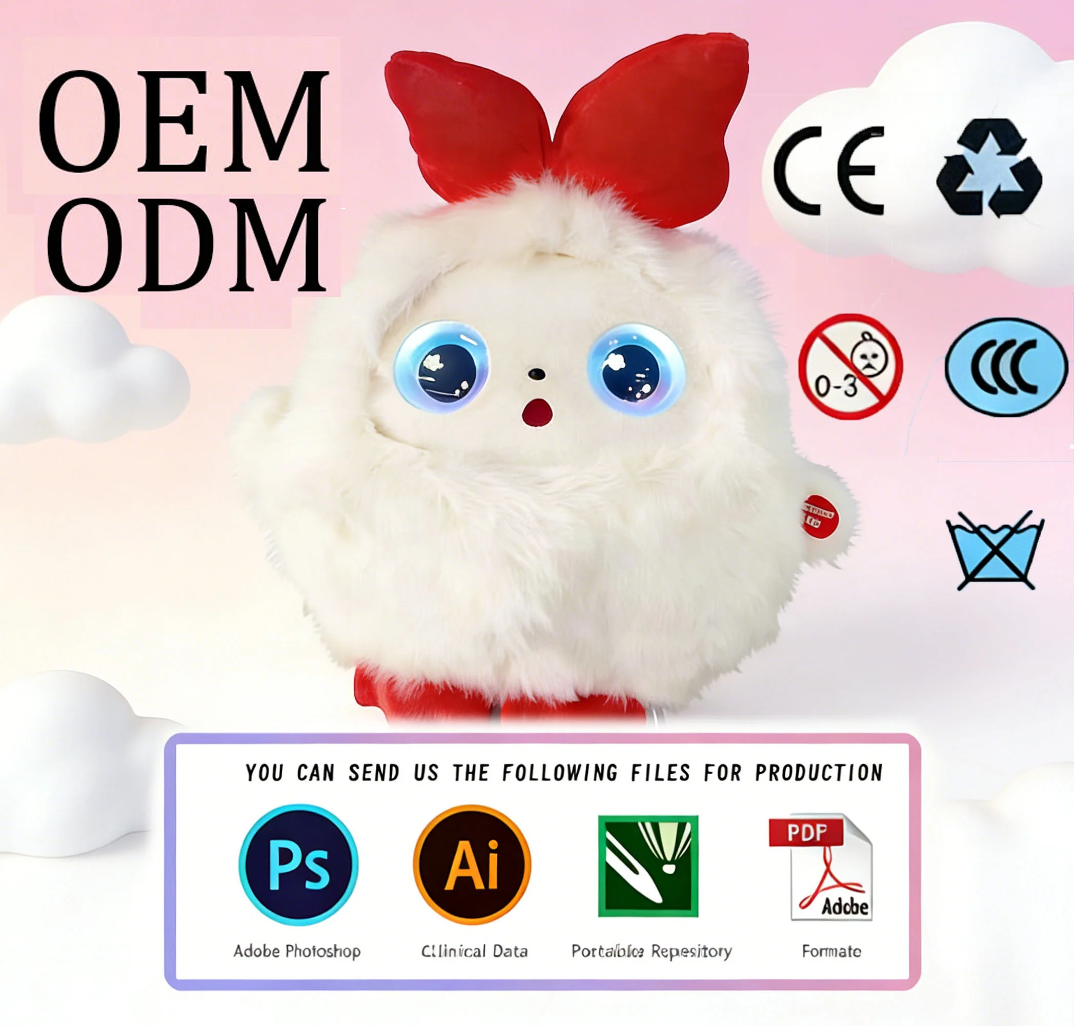 Фото Интерактивная игрушка-робот ChatGPT AI Plush Pet с наполнителем из ПП-хлопка, распознаванием жестов и лиц №4
