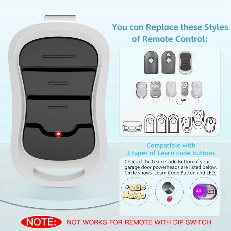 2 для Genie Intellicode Открыватель гаражных дверей с дистанционным управлением и Codedodger