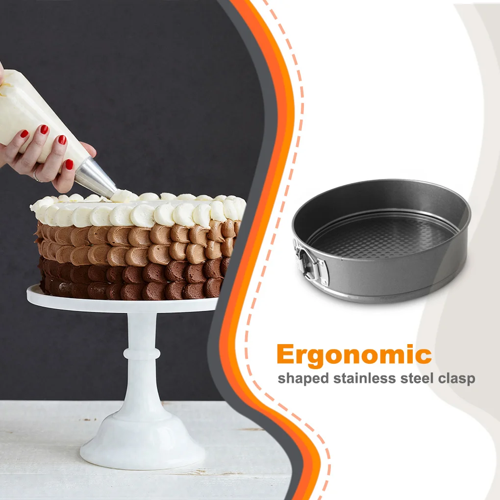 

NEW Cake Pan 20/22/24/26/28CM Non-Stick Leakproof Round Cake Pan with Removable Bottom Baking Moulds Kitchen Accessories