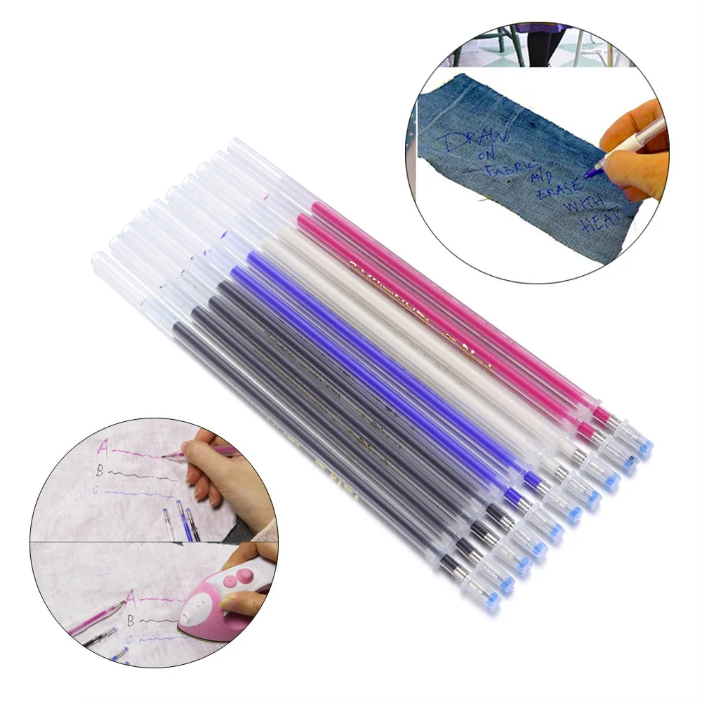 

1Set Ink Disappearing Pen Color Water Washable Marker Tailor's Chalk Erasable Quilting Craft DIY Dressmaking Sewing Accessories