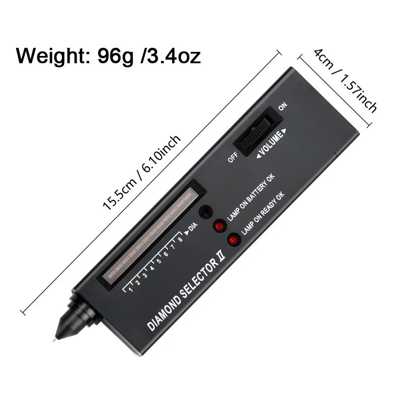 

Алмазный селектор Рубиновый и сапфир, тестер, детектор, машина для тестирования чистоты золота для анализа, портативный тестер