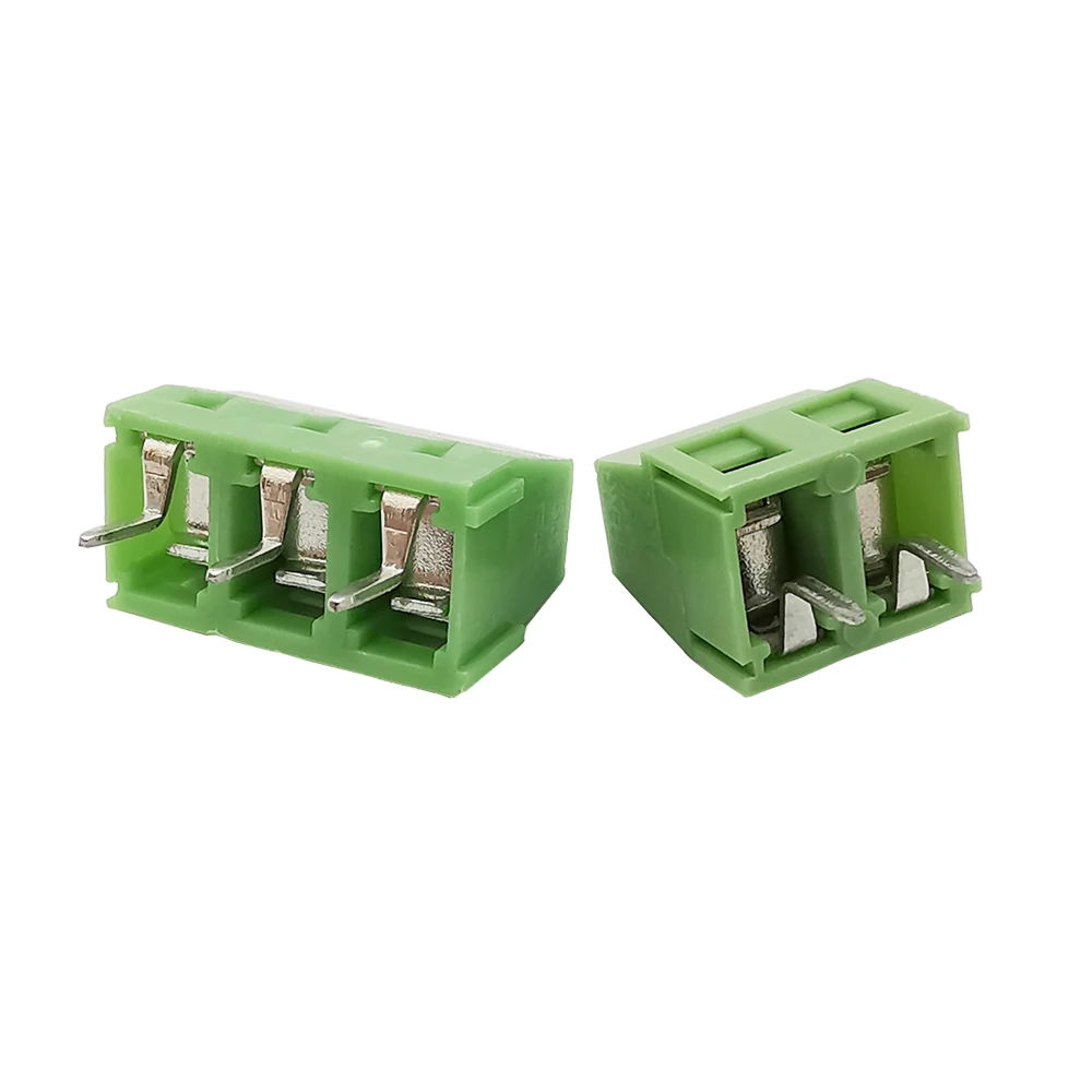 10 шт. KF127 5 0 мм шаг PCB клеммы провода блок 2Pin 3Pin сращиваемый прямой контакт винтовой