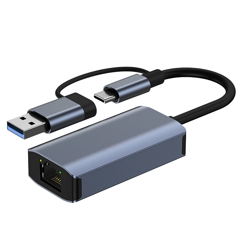 

Ethernet-адаптер USB 3,0 Gigabit USB C RJ45, сетевая карта, сетевой расширитель кабеля, сплиттер