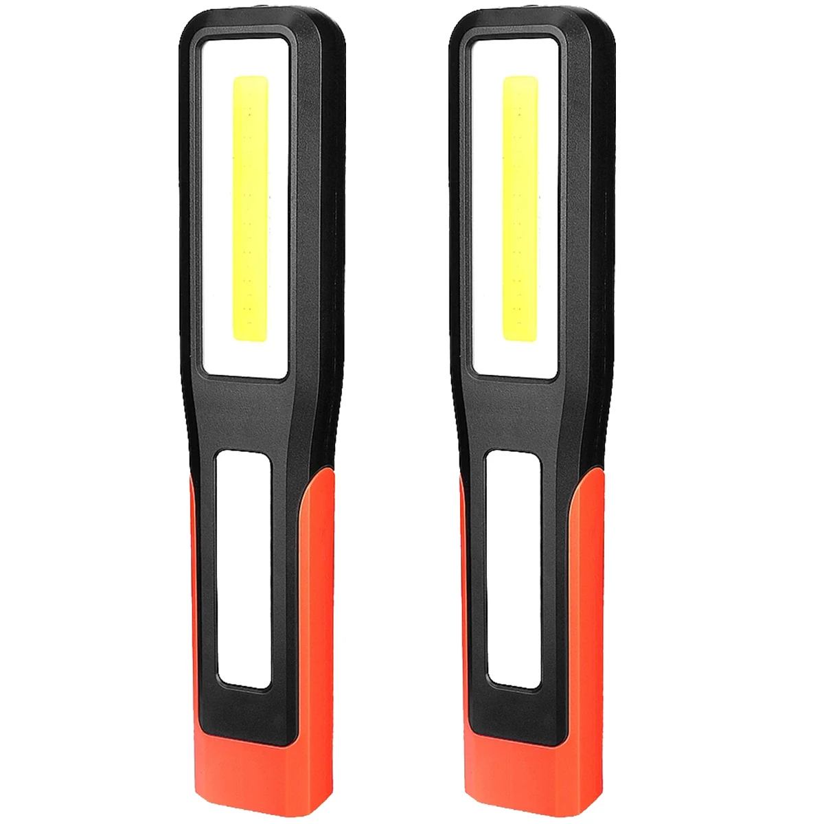 

2pcs COB Work Light 3 Mode LED Repairing Light 1200mAh USB Rechargeable Camping Light with Hanging Hook IPX4 Waterproof Magnetic
