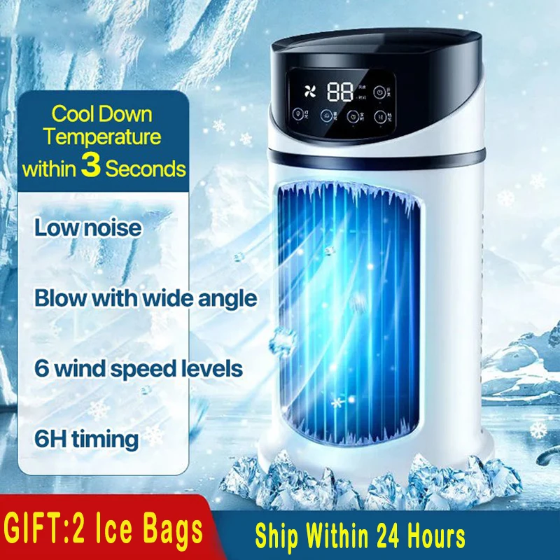 

Portable Mini Air Conditioner Air Cooler Fan Water Cooling Fan Air Conditioning Fan For Office aire acondicionado portatil