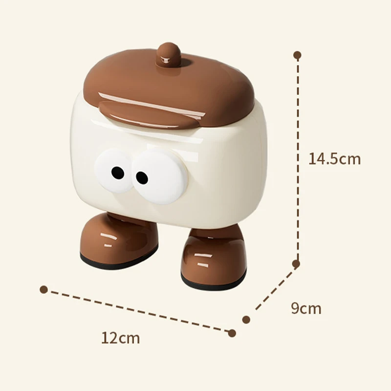 Креативный держатель Qtip с крышкой коробка для ватных тампонов дисков органайзер