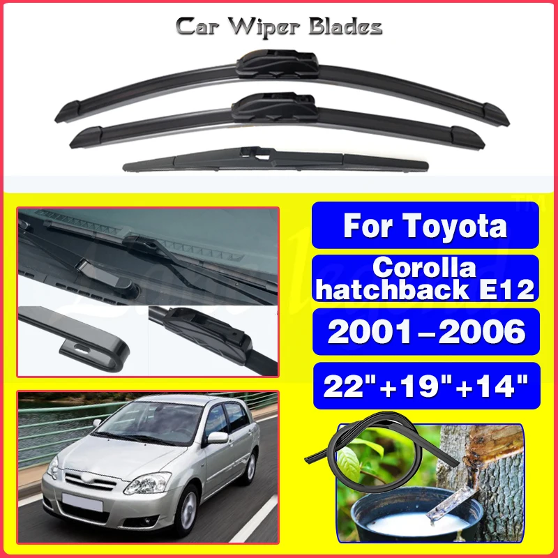 Щетки стеклоочистителя для Toyota Corolla hatchback E12 2001-2006 2004-2005 гг.