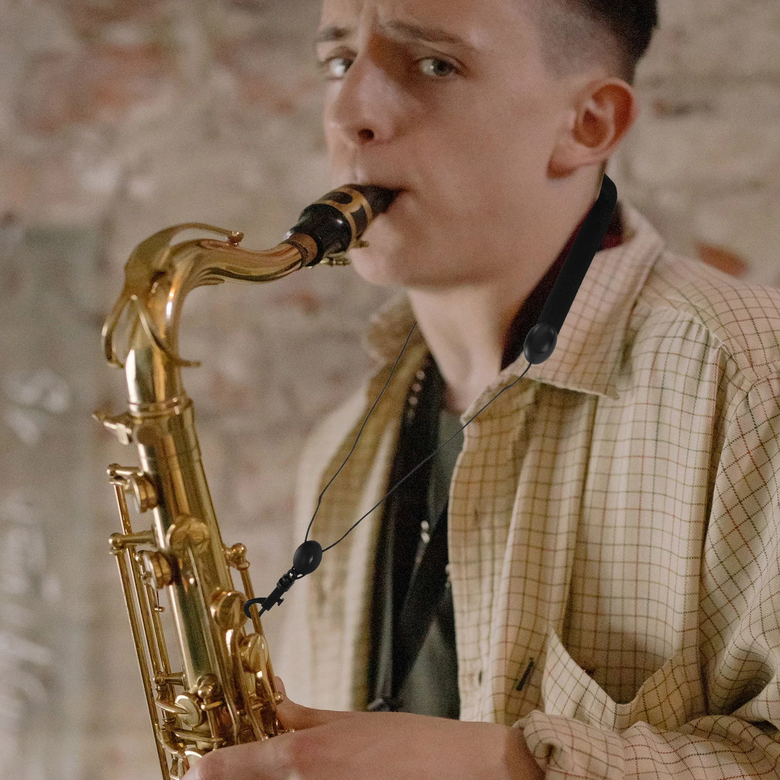 Музыкальный инструмент кларнет шейный ремешок инструменты нейлоновая лента с