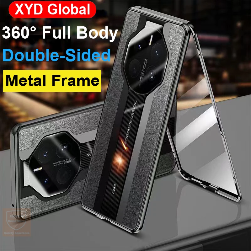 

360 Full Body Cover For Huawei Mate 50 Pro Mate50 RS Case Tempered Glass Case For Huawei Mate 50 Pro RS Flip Bumper Metal Frame