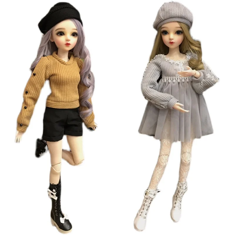 

Кукла шарнирная, 60 см, с нарядом и глазами