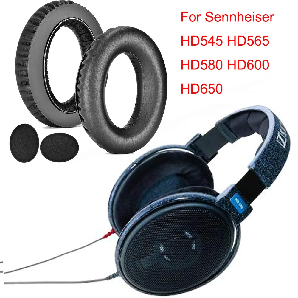 

For Sennheiser HD545 HD565 HD580 HD600 HD650 HD 545 565 580 600 Headphones Headset EarPad Replacement Ear Pads Headband Cushions