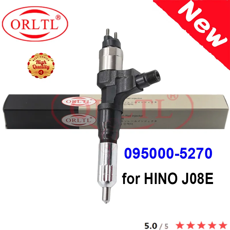 ORLTL Новый 095000-5270 0950005270 095000 5270 23670-E0250 23670-E0251 дизельный инжектор в сборе 23670E0250 для HINO J08E