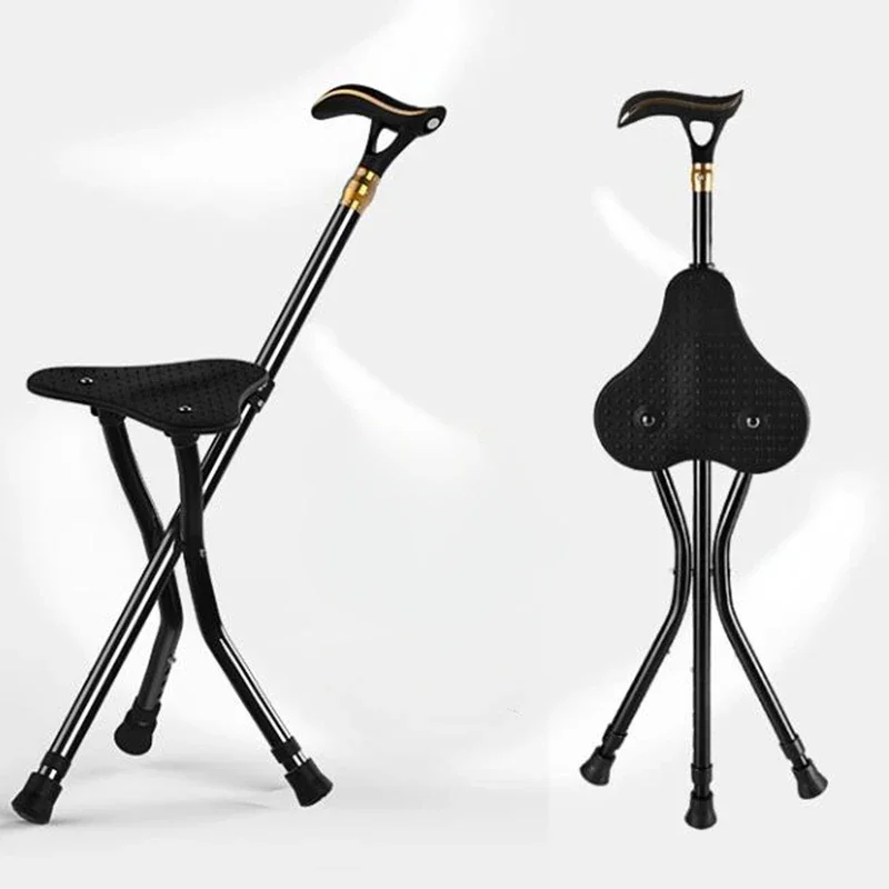 Табуреты для пожилых людей из алюминиевого сплава Сверхлегкий табурет Трость