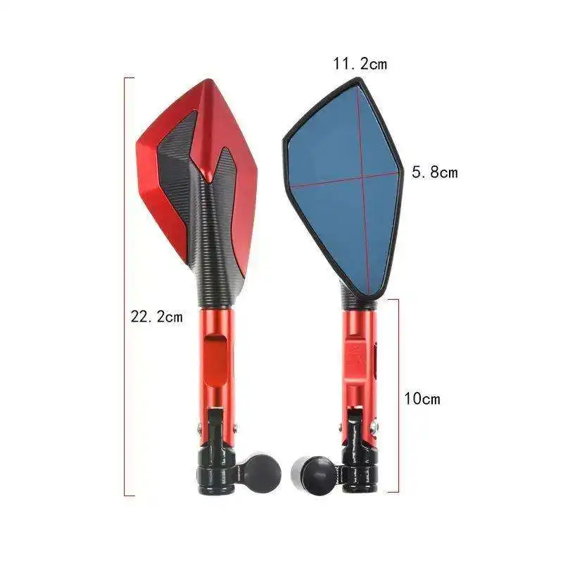 Мотоциклетное зеркало заднего вида 8 мм 10 для Yamaha R1 R3 R125 FZ6 FZ1 FAZER XV 950 MT07 MT09