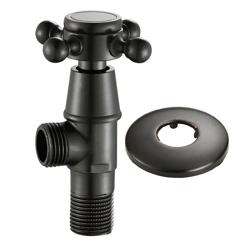 

Two-Way Triple-Cornered Valve, Brass Faucet Interface, Bathroom Hot And Cold Water Sealing Valve Bathroom Accessories