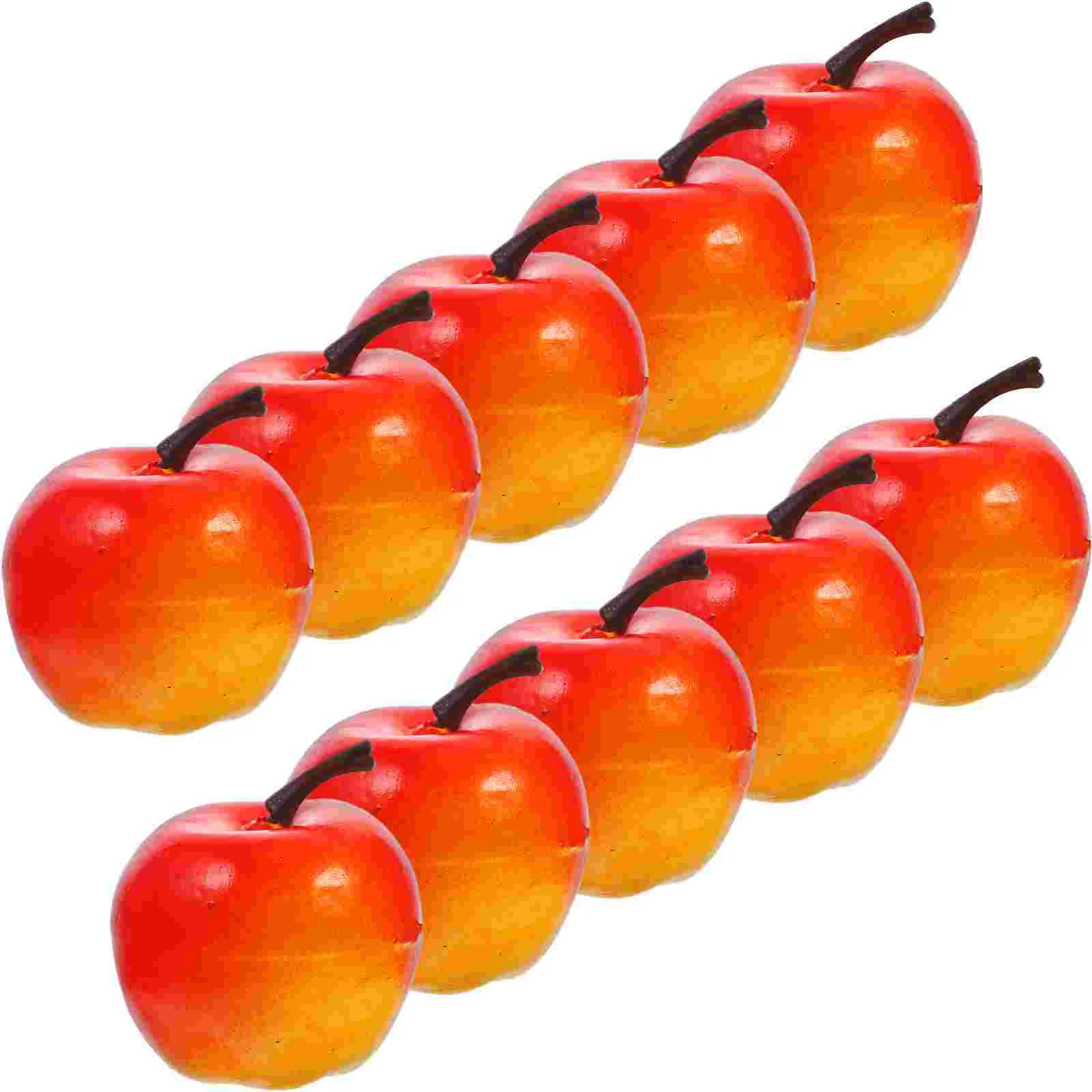 

60 шт. миниатюрный кукольный домик, модель яблока, фермерский декор, реквизит, декоративные пенопласты, яблоки, искусственные фрукты