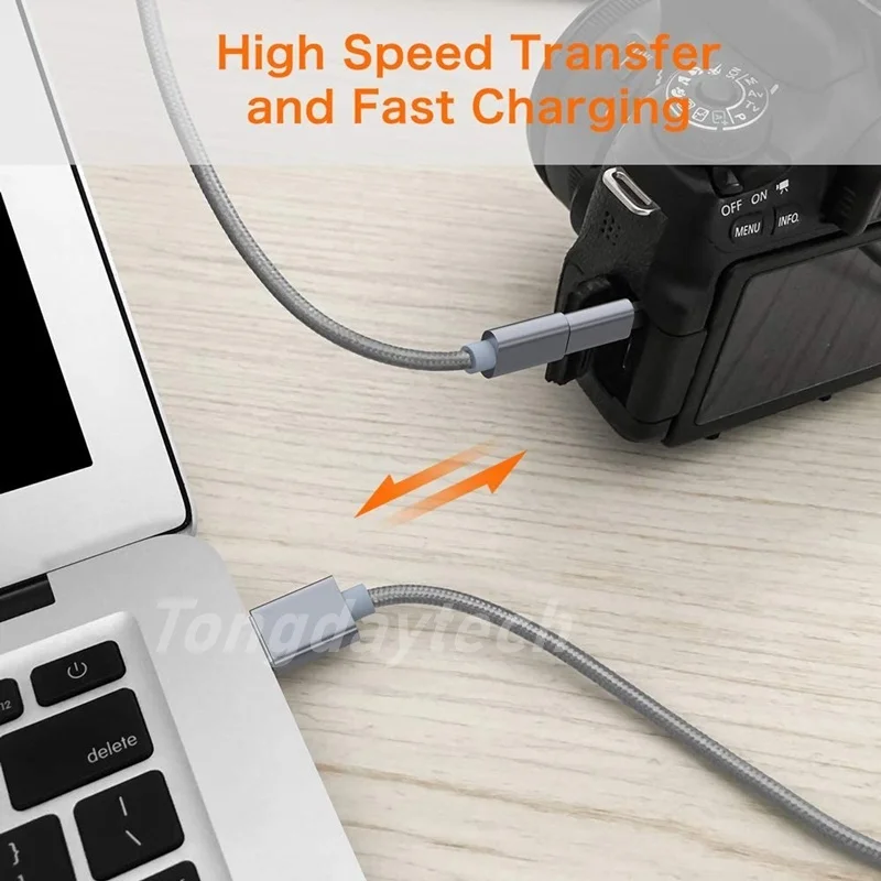Металлический Универсальный Otg мини 5-контактный USB-адаптер B штекер на USB Тип C
