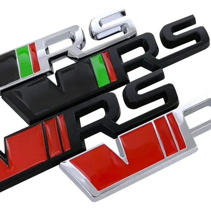 Наклейка из сплава для логотипа Skoda VRS: Karoq 2, A7, Octavia, Yeti, Fabia 1, Kodiaq Tour, RS, Superb, Rapid. Эмблема на переднюю решетку и багажник автомобиля. (art.: 3920daab4bf21) - 3920daab4bf21