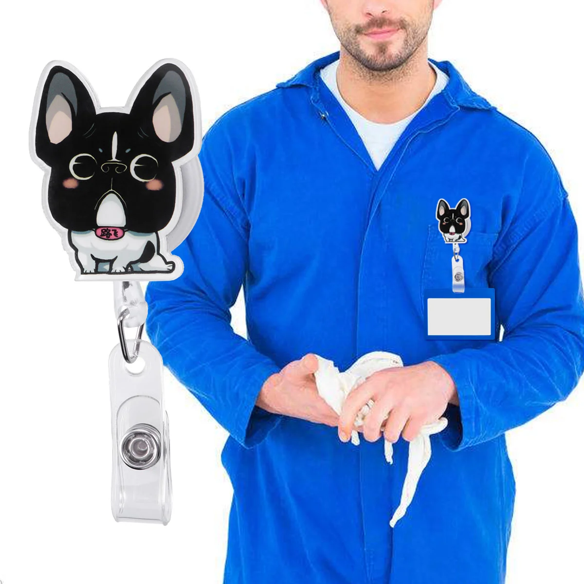 

Badge Reel Holder Id Clip Nurseretractable Name Reels Nursing Workhanging Clips Replacement Cartoon Bucklebadges Holders