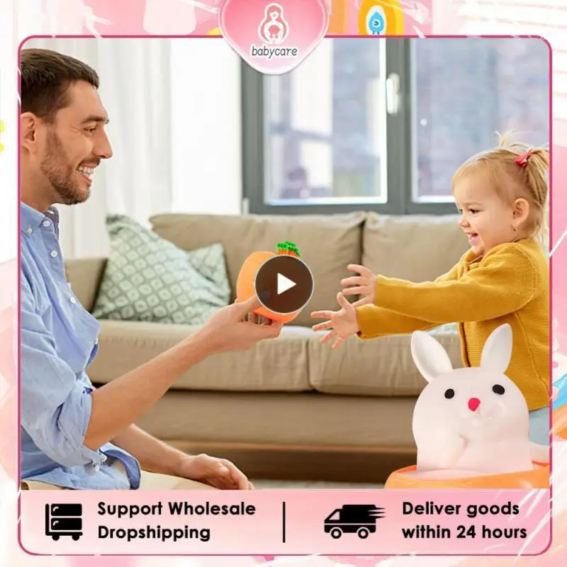 z marchewką i królikiem zabawki do ściskania Cute Cartoon antystresowe dla dzieci sensoryczna zabawka Fidget szczypanie prezenty