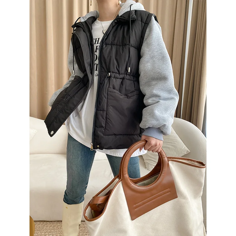 New Winter Women's Hooded Cotton Coat Thickened Warm Overcoat Parkas Down Female Outerwear Jackets