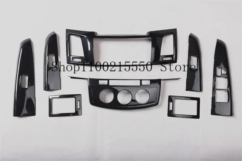 Для Toyota Hilux Vigo 2012 2013 2014 2015 2016 панель передач крышка приборной панели наклейки на
