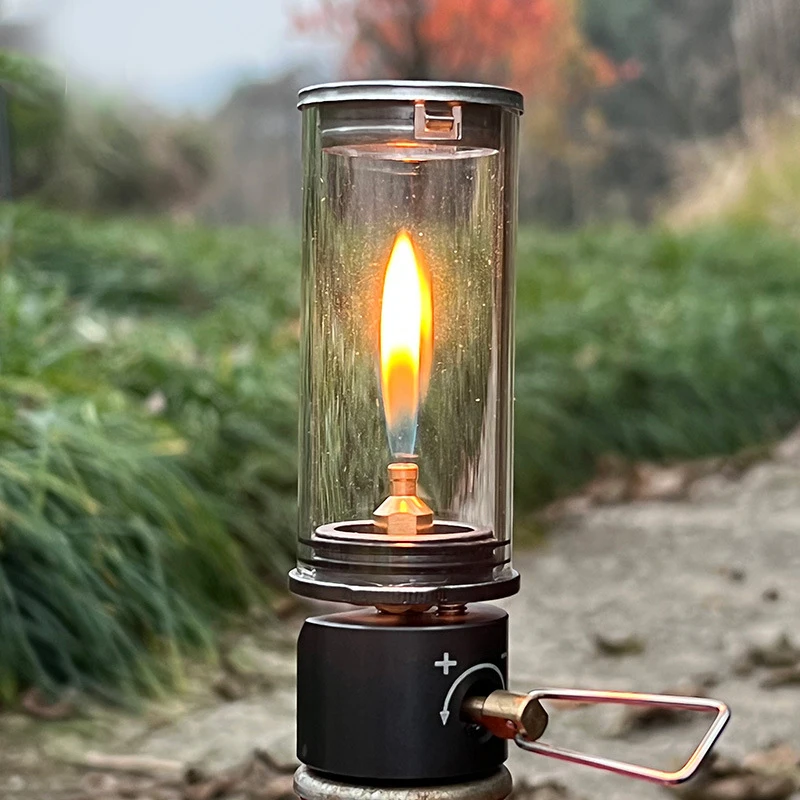 

BRS Dreamlike Candlelight Lamp Mini Windproof Candle Lamp Gas Burner Stove Outdoor Camping Lights Tent Lighting Equipment BRS-55