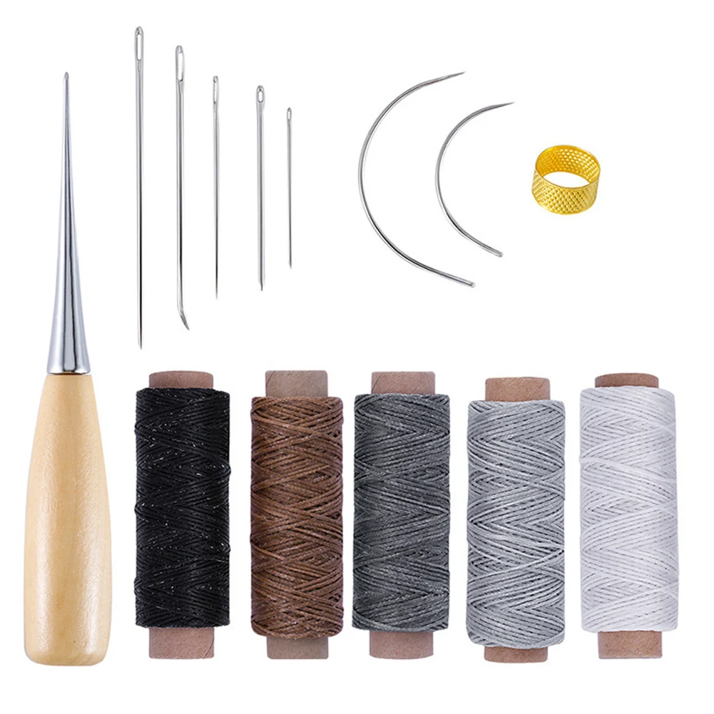 

Hand Sewing DIY Craft Carpet Supplies Grooving Needles Kit Leather Tools Upholstery Canvas Stitching Handmade Lockstitch Repair