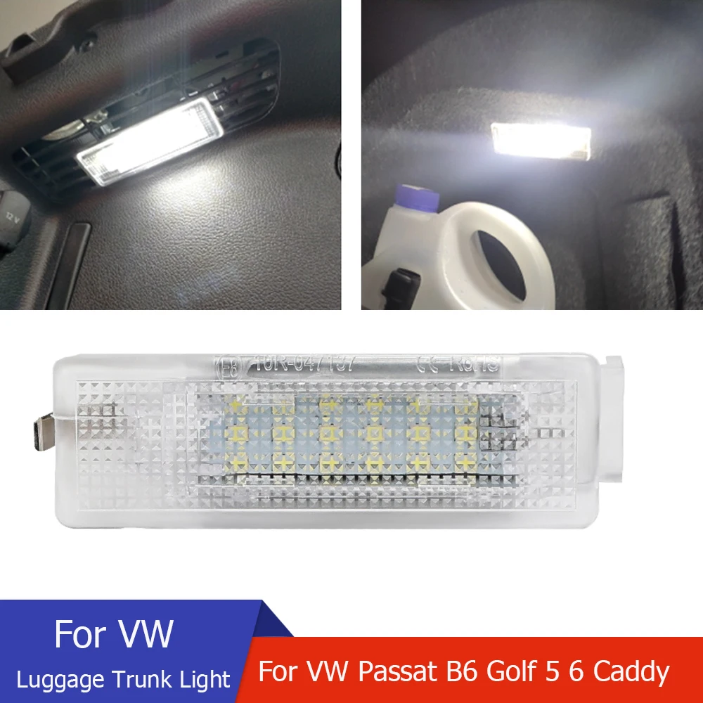 

Luggage Trunk Light For VW Passat B6 Golf 5 6 Plus 05 Canbus Error Free 12V LED Light Lamp For VW Caddy 04 Eos 06 Jetta/Syncro