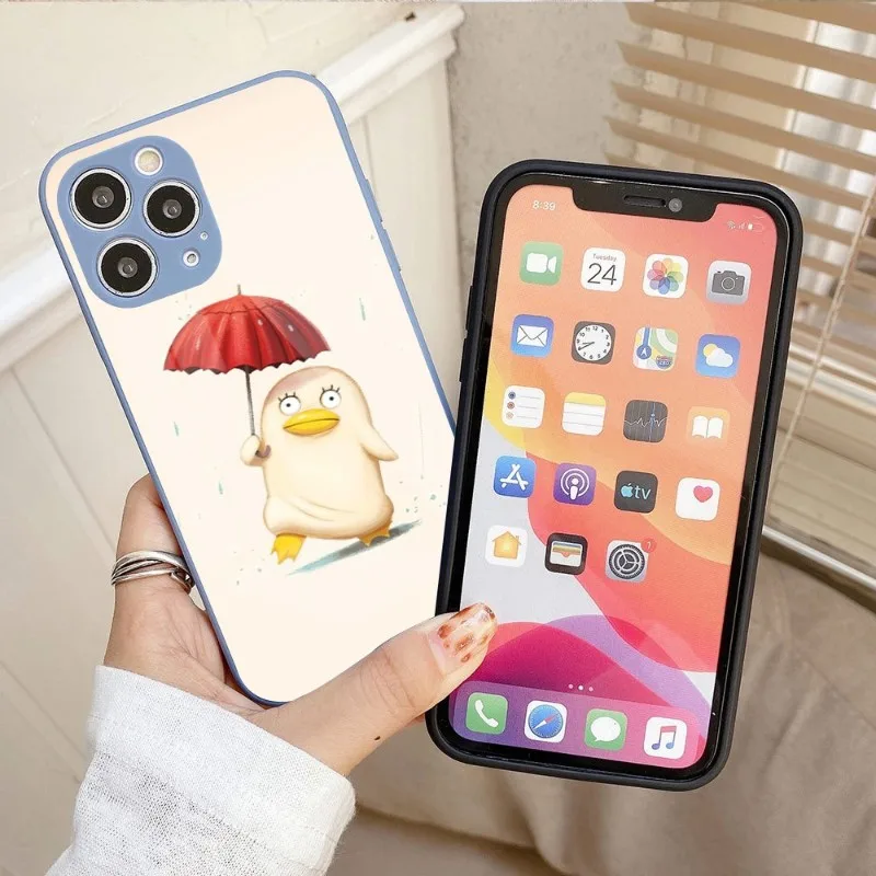 

Comic Gintama Phone Case For IPhone 14 13 12 11 Pro Max X XR XS 8 7 Plus Liquid Glass Color Phone Cover