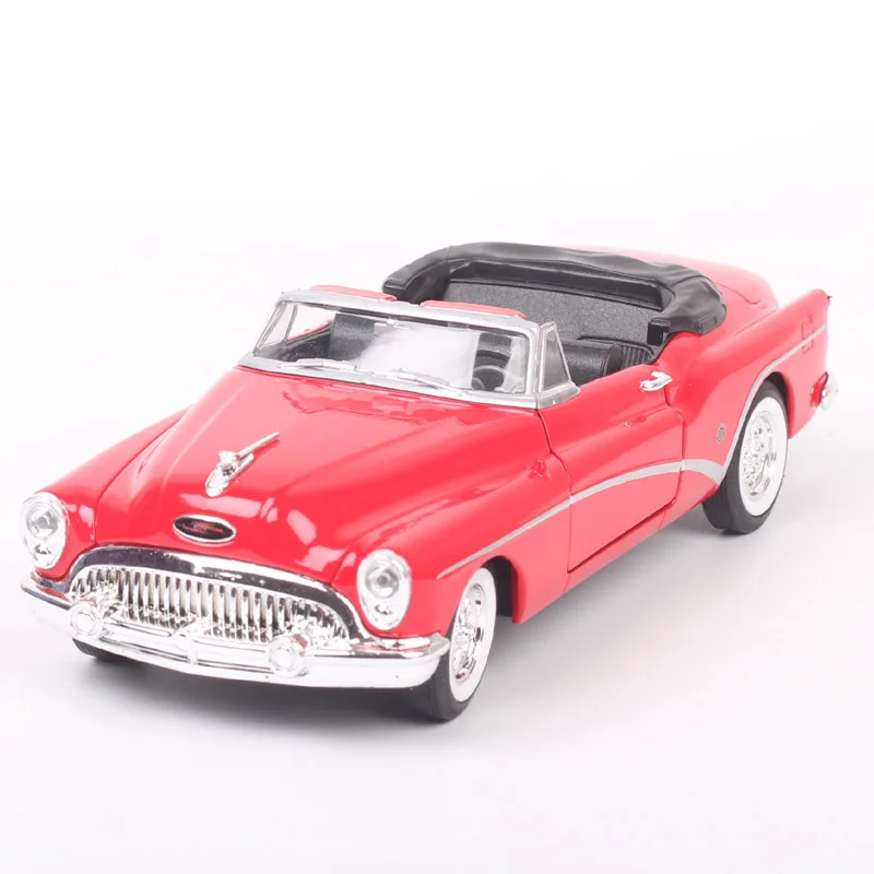 

1:24 Scale Welly Classic 1953 Buick Skylark Convertibles Car Diecast Vehicles Auto Model Metal Gift Toys For Boy Red Collectible