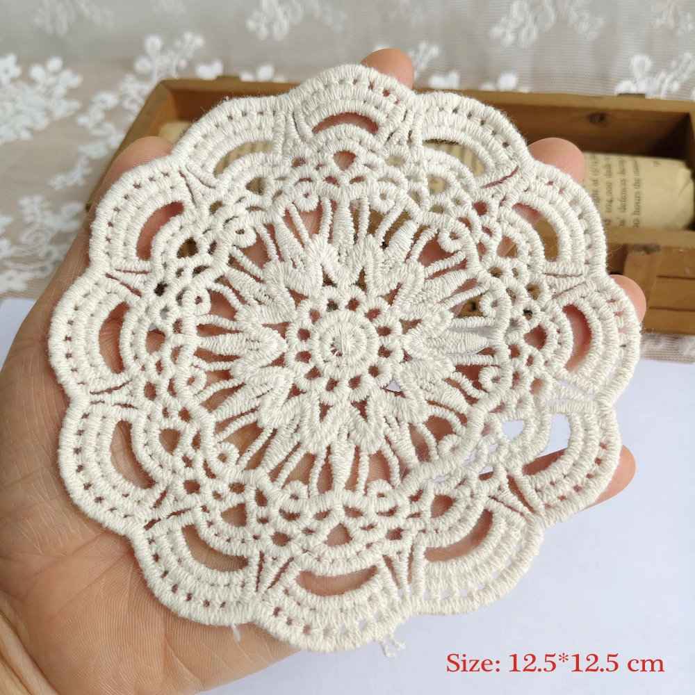 Бежевая хлопчатобумажная вышивка искусственная ткань сетчатая детская одежда