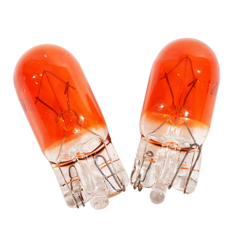 10 шт. 501 W5W XENON T10 Glass 12В 5 Вт W2.1x9.5d одноволоконная многоцветная автомобильная лампа |