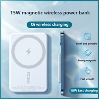 magnetic wireless charger power bank fast charge portable battery powerbank charging batteries for iphone 13 12 pro max mini