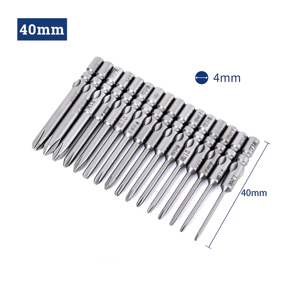 

Крестовая отвертка PH00 ~ PH2, магнитная, 4 мм, с круглым хвостовиком, сталь S2, длина 40/80/100/120/150/200 мм, электрическая ремонтная головка