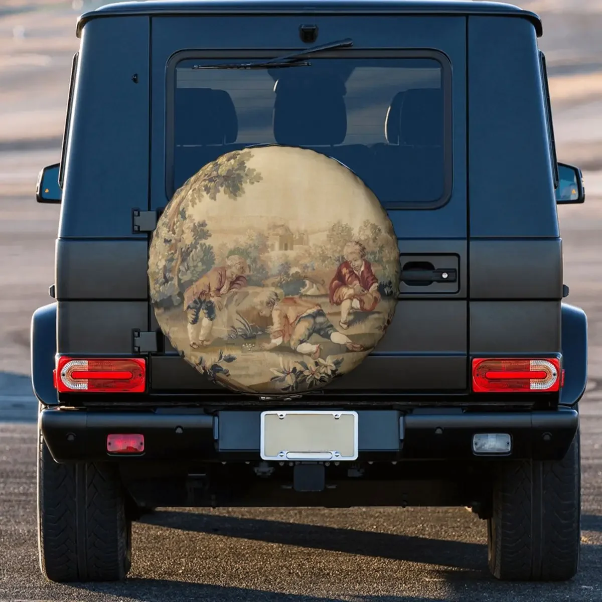 Aubusson античный французский запасной чехол для шин сумка Jeep Honda богемный Племенной