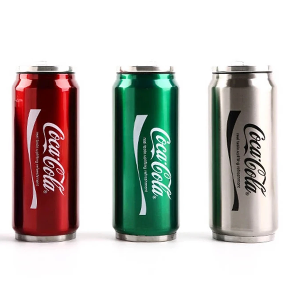 

Creative Stainless Steel Thermos Cup Portable Travel Car Vacuum Flasks Coffee Insulated Cup Drink Mug Student Straw Water Bottle