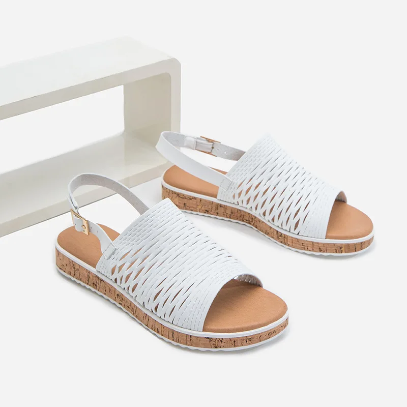 

Women's Summer Sandals Casual Beach Shoes Light Comfortable Walking Peep Toe Sandals Woman Flats New Arrival Sandalias De Mujer